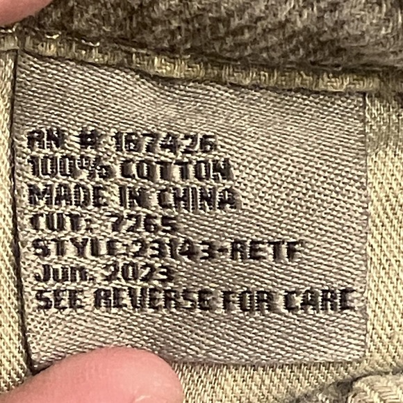 Tractr Pants Girls 12 Olive Green Pleated Wide Leg Cotton Twill Chino Modern L - Picture 16 of 16